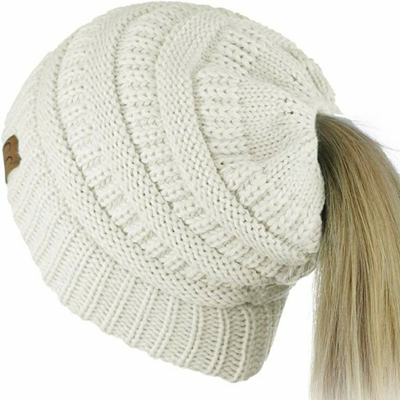 Accessories - Ponytail Beanie
